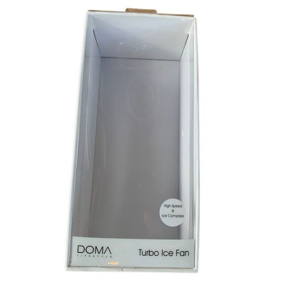 DOMA FF-28 Turbo Ice Handy Portable Mini Fan Rechargeable High Speed White - Picture 4 of 5